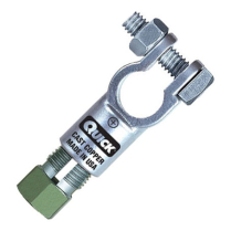QC5006-005P  Battery Terminal, Straight Clamp, Compression, 6 AWG , Positive, Copper (Pack of 5)