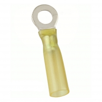QC164403-100 &nbsp;  Heat-Shrink Insulated Ring Terminal 12-10 AWG #8 (Pack of 100)