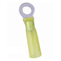 QC164404-025 &nbsp; Heat-Shrink Insulated Ring Terminal 12-10 AWG #10 (Pack of 25)