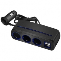 EWA-CC1938   12V Splitter 1 to 3 with 2 USB Ports