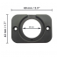 EWA-SKD-DS2   12V Accessory Recess Panel 1 position