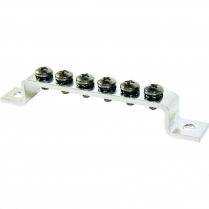 BS2306   Common 100A Mini Grounding BusBar - 6  x #8-32 Screws
