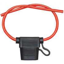 QC509601-2001   ATM Mini Fuse Holder with Water Resistant Cap 14 AWG 20A