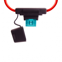 QC509631-025   Maxi Fuse Holder with Water Resistant Cap 8 AWG 60A (Pack of 25)