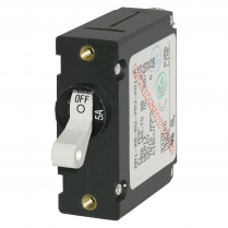 BS7202   A-Series Toggle Circuit Breaker - Single Pole 5A White