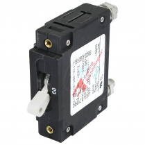 BS7246   C-Series Toggle Circuit Breaker - Single Pole 60A White