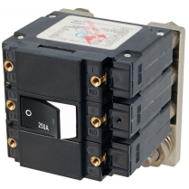 BS7477   C-Series Flat Rocker Circuit Breaker - Triple Pole 250A (Paralleled)