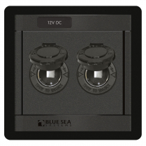 BS1472   Dual 12 Volt Socket Panel