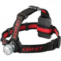 HL45   Lampe frontale &agrave; LED Coast &agrave; faisceau large 2 couleurs 400 lumens 3x AAA