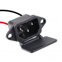 EWBP-48VQD/TR-024   Prise male C14 avec c&acirc;ble