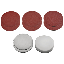 2093239   Polishing/Sanding Kit 180 9pc for 7" polisher/orbital sander