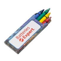 CRAYON-CIRE-BE   Pack of 4 wax crayons, 4 colors
