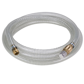 1" X 23 FT. SUCTION HOSE WITH BRASS CONNECTORS