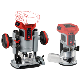 18V CORDLESS COMPACT ROUTER WITH PLUNGE BASE