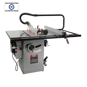 10&rdquo; CABINET TABLE SAW WITH 50&rdquo; RIP FENCE & EXTENSION TABLE