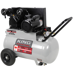 Compresseur &agrave; air 5.5 CV d&eacute;bit Max de 20 gallons