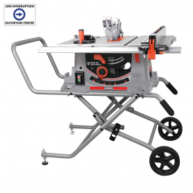 10" JOBSITE SAW WITH FOLDING STAND
