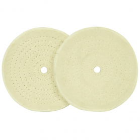 2PC. 8'' X 1/2'' BUFFING WHEEL KIT