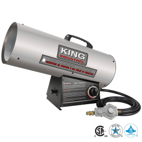 125,000 BTU FORCED AIR CONSTRUCTION PROPANE HEATER