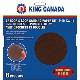 7" SANDING DISC KIT