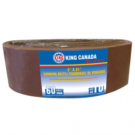 3" X 21" -60 GRIT WOOD SANDING BELT