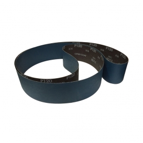 3" X 79" -120 GRIT PURE ZIRCONIA METAL SANDING BELT