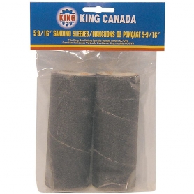 2 PC. 5-9/16" X 1-1/2" -120 GRIT WOOD SANDING SLEEVE KIT