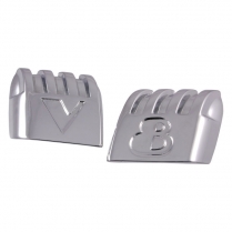 Front Hood V8 Emblems - 1940 Ford Truck    