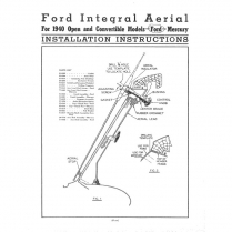 Radio Antenna Assembly - Open Car & Wagon - 1940 Ford Car