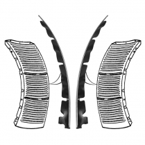 Radiator Grille Bead - 1940 Ford Car  