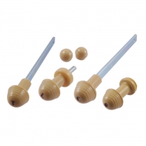 Dash Knob Set - Sand - Standard - 1940 Ford Car  