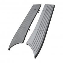Running Boards - Steel Ribbed - 1940-41 Ford Truck