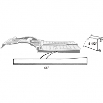 Rocker Patch Panel - 1941-48 Ford Car  