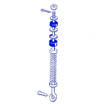 Fork Spring Rod Kit - 30 Series  - 1942-45 Cushman Scooter 