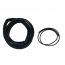 Back Glass Seal - Mercury - with Groove for Chrome - 1951 Ford Car  