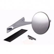 COWL MIRROR CHROME RH W/HARDWARE