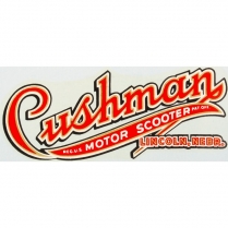 Body Side Decal - 50 Series - Water Transfer - 1946-48 Cushman Scooter