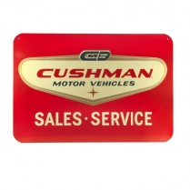 CUSHMAN SIGN/FLAT-ONE SIDE ONLY