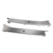 Door Scuff Plates - 4 Door Rear - Pair - 1937 Ford Car  