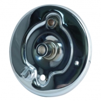 Front Backing Plate - Chrome - Eagles - 1958-65 Cushman Scooter 