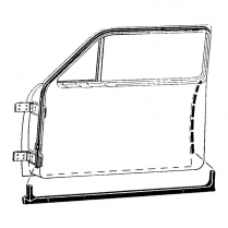 Door Seal Kit - 2 Door Closed Car - 1949-51 Ford Car
