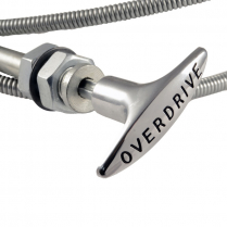 Overdrive Cable and Chrome Knob - 1948-71 Ford Truck, 1949-71 Ford Car  