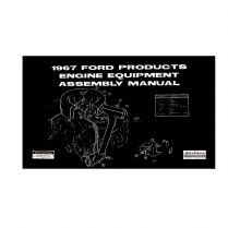 Engine Equipment Assembly Manual - 1967 Ford Car  