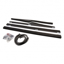 Door Glass Anti-Rattler Kit - 3W Coupe - 1932 Ford Car  