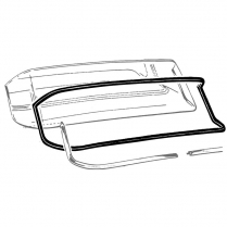 Back Glass Seal - Victoria & Crown Victoria - 1956 Ford Car