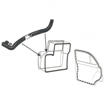 Door Seal Kit - 4 Door Sedan - 1955-56 Ford Car