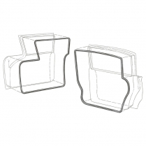 Door Seal Kit - 4 Door Sedan - 1957-58 Ford Car  