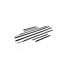 Door & Quarter Window Glass Anti-Rattler Kit - Convertible - Thunderbird - 1958-60 Ford Car  