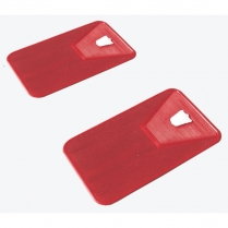 Rear Floor Mats - Red - 1957-64 Ford Truck, 1960-68 Ford Car