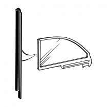 Quarter Window Seals - Pair - 1963-65 Ford Car, 1963 Mercury Meteor
